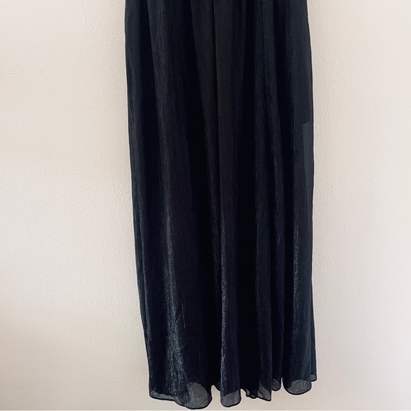 NWT Gal Meets Glam Jolene Black Shimmer Maxi Dress - Picture 11 of 12